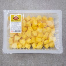 스위티오 후레쉬컷 파인애플 청크, 2kg, 1개