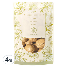 GreenMarket 菓青市集 椒香帶殼核桃 紙皮核桃 手撥核桃 300g x 4包