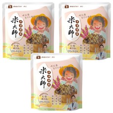 master mi 米大師 常溫熟飯 紅藜纖穀飯, 180g, 3包