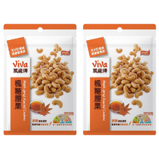 ViVa 萬歲牌 楓糖腰果, 酥香甜蜜 金黃香澤 100公克, 100g, 2包