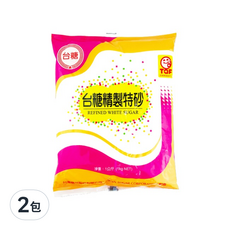 台糖 精製特砂, 1公斤 (1kg NET), 2包