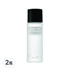 KONAD 凝膠專用卸甲液 草莓, 含維生素E 保濕 卸甲, 100ml, 2瓶