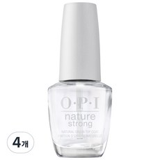 오피아이 탑코트, 투명, 4개, 15ml