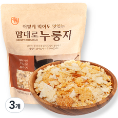 예맛 어떻게 먹어도 맛있는 맘대로 누룽지, 1kg, 3개