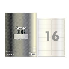 폼텍 라벨 LC-3107 16라벨 10매