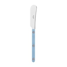 SABRE PARIS 亮面系列 復古酒館鈕扣 奶油抹刀，14公分，適用洗碗機, 粉彩藍, 1支