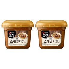 청정원순창 조개멸치 된장찌개 양념, 450g, 2개