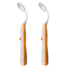 로커스 가정용 셀프 LED 치아경 오렌지, 2개