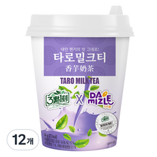 다미즐 3시15분 타로밀크티 원컵, 16g, 1개입, 12개