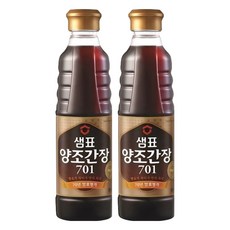 샘표 양조간장 701, 500ml, 2개
