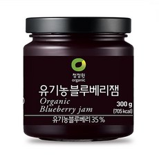 청정원 유기농 블루베리잼, 300g, 1개