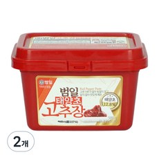 범일 태양초 고추장, 500g, 2개