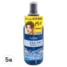 GATSBy 海鹽消光噴霧 浮力蓬鬆, 145ml, 5罐