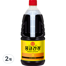 몽고식품 마산 몽고 진간장, 1.5L, 2개