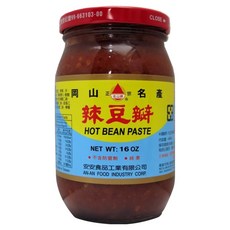 名山牌 辣豆瓣醬，淨重16oz，台灣製造, 450g, 1罐