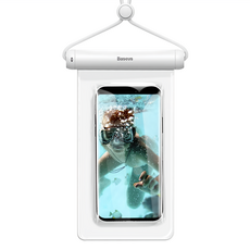 Baseus 倍思 圓筒滑蓋防水袋 Pro, 白色, 1個