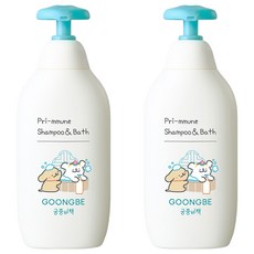 GOONGBE 宮中秘策 Primoon幼兒用洗髮沐浴乳, 350ml, 2個