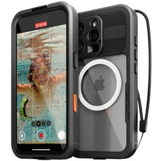 Magsafe全包覆360度防水鎖防水手機殼手機防水包, iPhone 16 Pro Max, 1個
