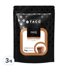 타코 자바칩 파우더, 1kg, 3개, 1개