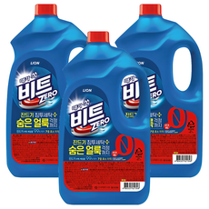 비트 제로 진드기 침투세탁 플러스 액상세제 일반용 본품, 4L, 3개 3개, 4L