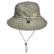 s-sportplus+ 9225遮陽帽，摺疊防水軍綠色，戶外登山遮陽必備，帽圍56-62cm可調節, 軍綠色