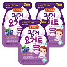 韓國 ivenet 優格豆豆餅乾, 藍莓口味, 20g, 3包