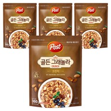 포스트 골든 그래놀라 크런치 시리얼, 360g, 4개