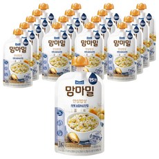 맘마밀 안심밥상 레토르트 이유식 140g, 전복 모듬채소진밥, 18개