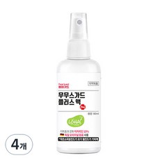 무무스가드플러스 베어가드 진드기 모기기피제, 80ml, 4개