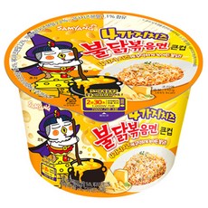 불닭볶음면 4가지 치즈 큰컵 110g, 1개
