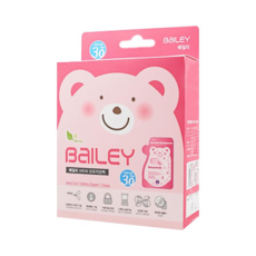 BaILEY 感溫母乳儲存袋 壺嘴型 Set 30, 不含BPA 塑化劑 加強型雙軌密封鍊, 30入, 1盒