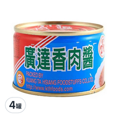 廣達香 肉醬, 開罐即食 無添加防腐劑 味精和人工色素, 160g, 4罐