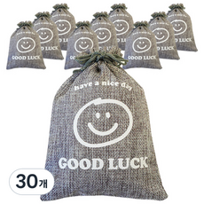 굿럭 스마일 마소재 포장 주머니 대