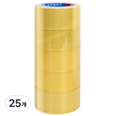 코멧 53 μm 경포장용 박스 테이프 48 mm*40 m, 25개