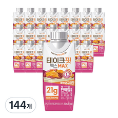 테이크핏 맥스 호박고구마맛 드링크믹스 RTD, 250ml, 144개