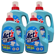 액츠 퍼펙트 실내건조 겸용 액상세제 본품, 4개, 3L 4개, 3L