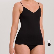 한로 여성용 통기성 Cotton Seamless Spaghetti Top 71601