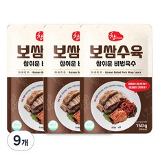 참 보쌈수육 참쉬운 비법육수, 150g, 9개