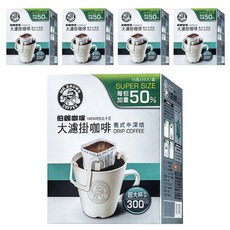 金車 MR.BROWN 伯朗咖啡 大濾掛咖啡, 加量50%, 100%阿拉比卡豆, 超大杯300cc, 15g, 10包, 6盒