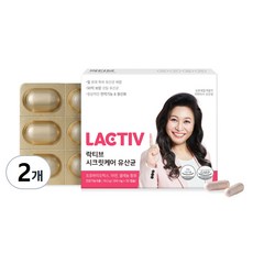 락티브 시크릿케어 유산균 10.5g, 30정, 2개