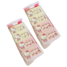 Hello Kitty 純水柔濕巾, 超迷你隨身組合包, 8抽x8包, 64抽, 8包, 2袋