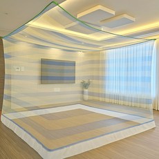 DAELIM DOBiDOS Daduri方形蚊帳 1人用, 藍色