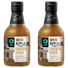 청정원 쉐프의 치킨스톡, 340g, 2개