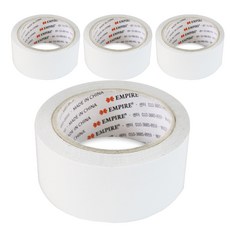 엠파이어 양면테이프 48mm x 30m, 화이트, 4개입