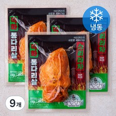 닭형 직화 스리라차 통다리살 (냉동), 100g, 9개