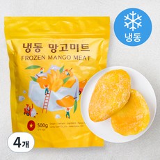 냉동 망고미트, 500g, 4개