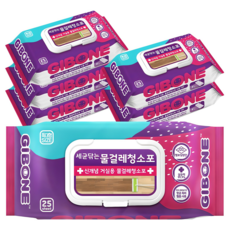 기본에 물걸레 청소포 25p, 6개