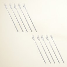 윌리브 국산 304스텐 라르고2 커트러리 티포크 중, 10개, 단품