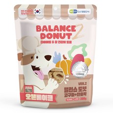 멍냥빌리지 밸런스도넛 강아지간식, 1개, 200g, 혼합맛(고구마&단호박)
