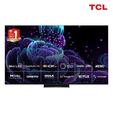 TCL 4K Mini LED 안드로이드11 TV, 방문설치, 165cm, 스탠드형, 65C835